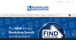 Desktop Screenshot of booksellers.org.uk