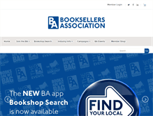 Tablet Screenshot of booksellers.org.uk