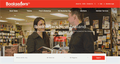 Desktop Screenshot of booksellers.co.nz