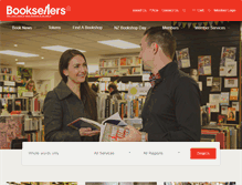 Tablet Screenshot of booksellers.co.nz